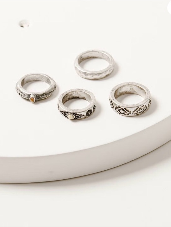 Shyanne Jewelry - SHYANNE WOMEN'S SEDONA SKY RING SET - 4 PIECE